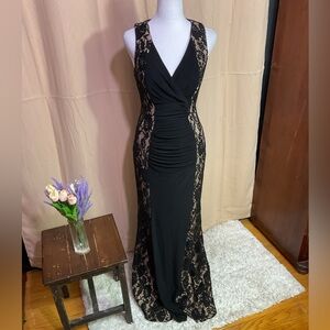JS Boutique Black Gown